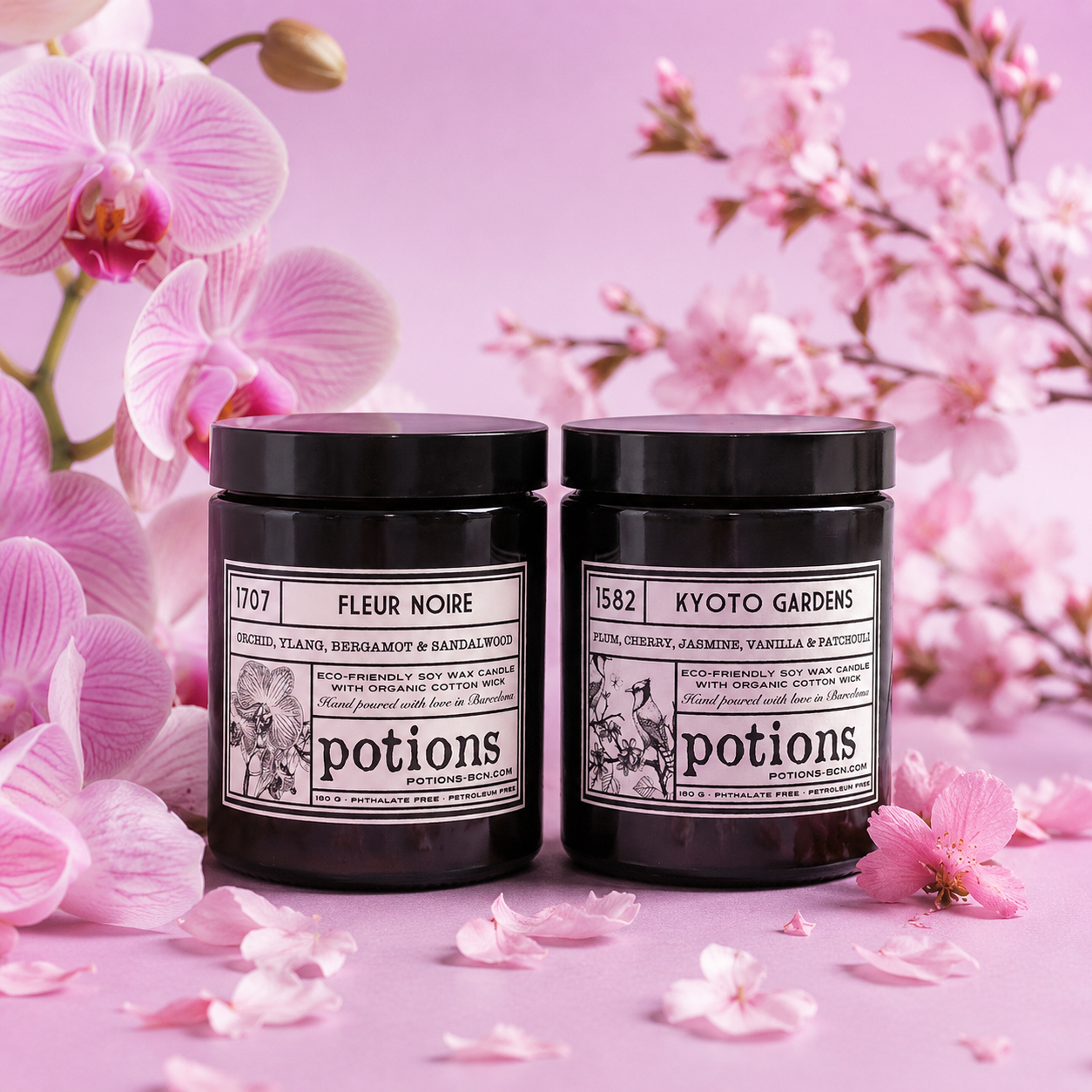 Fleur Noire + Kyoto Gardens | Duo de Velas Exclusivo