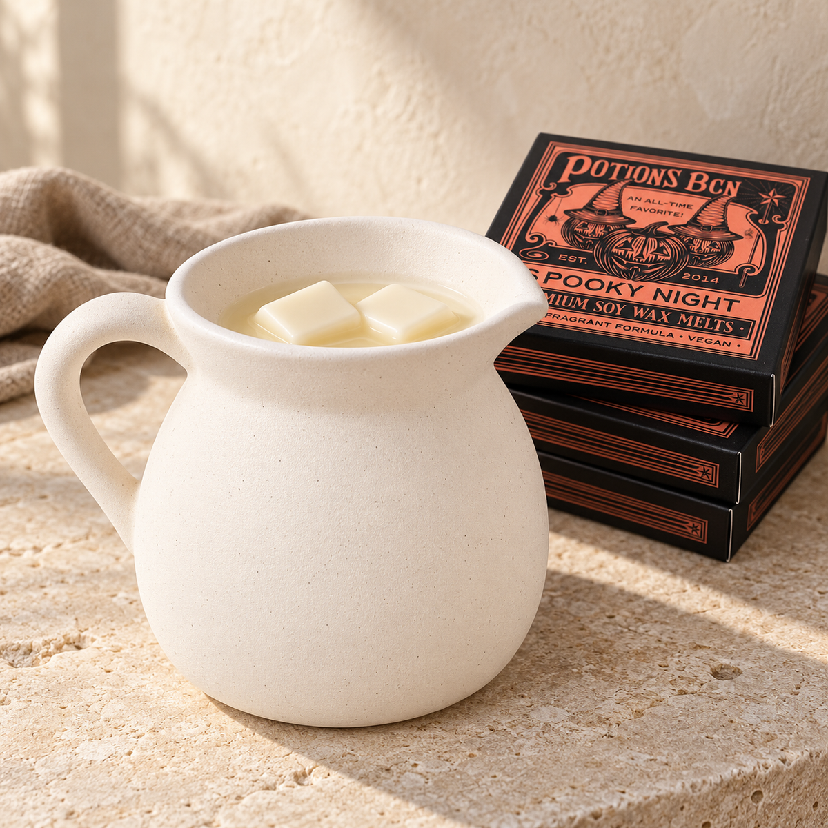Quemador de wax melts · Jarrita