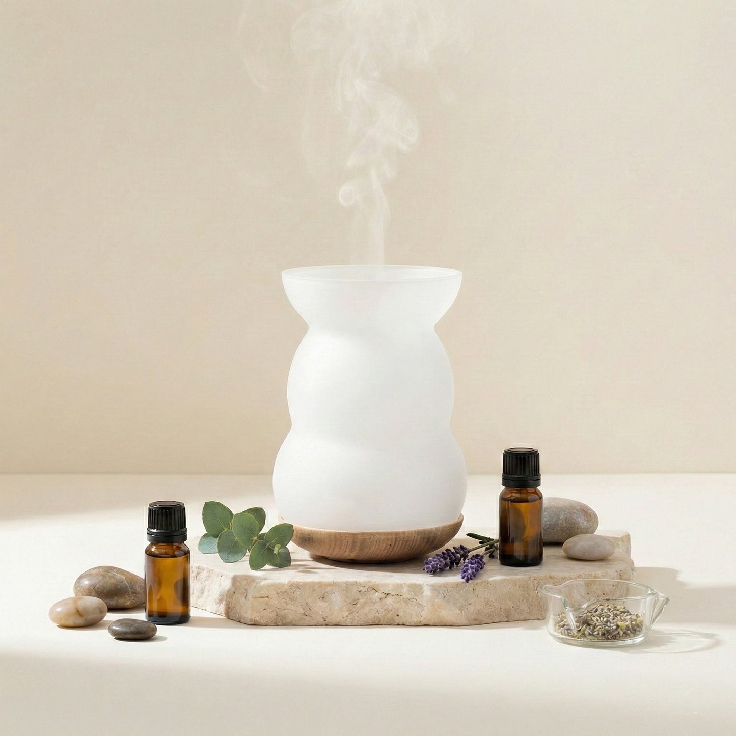 Difusor Pure – Difusor artesanal de vidrio y madera