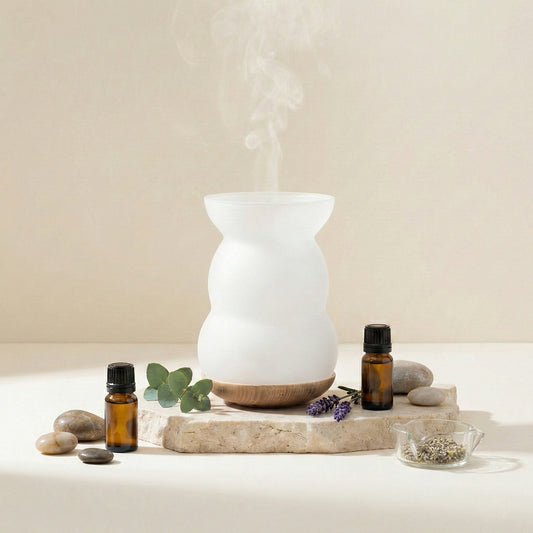 Difusor Pure – Difusor artesanal de vidrio y madera