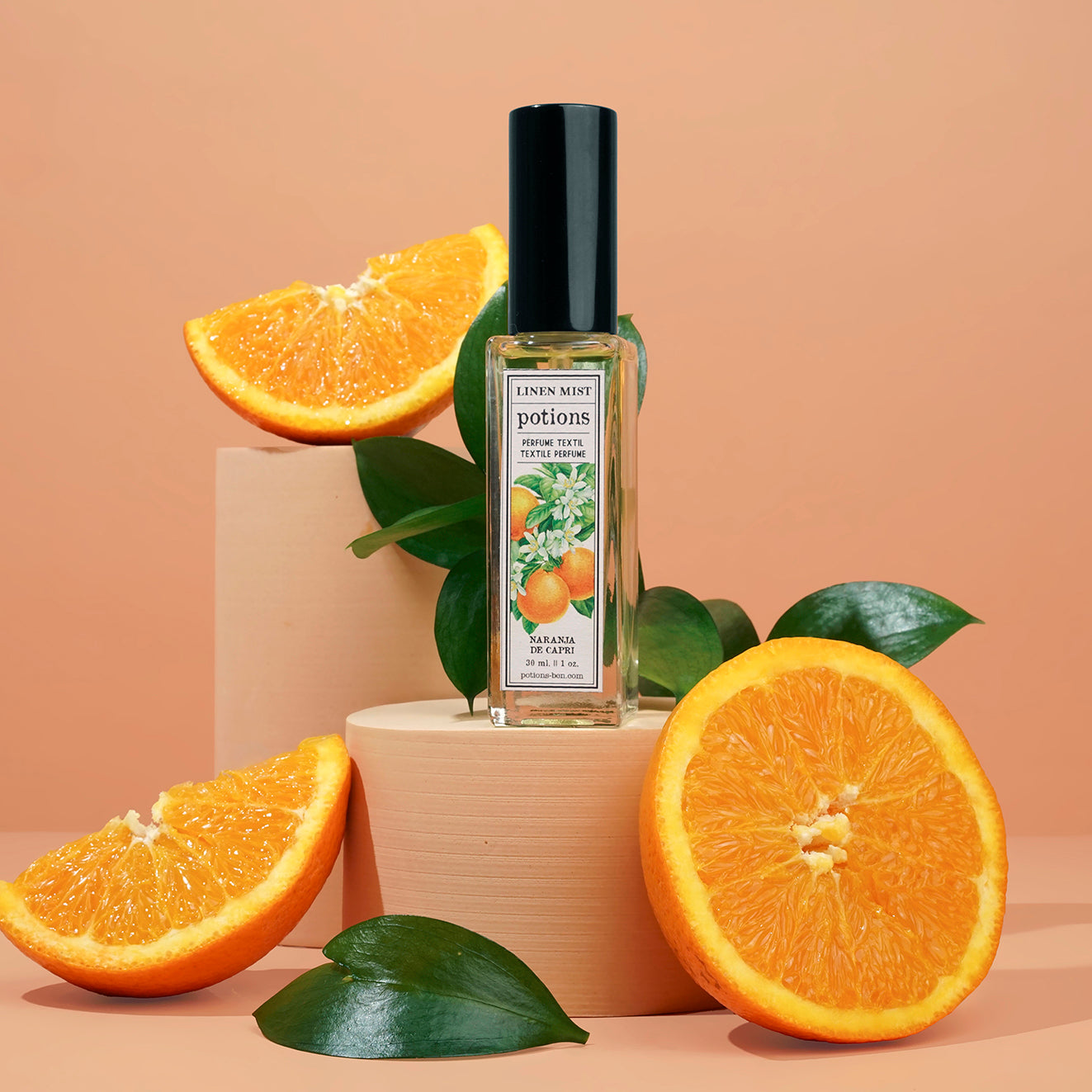 Perfume textil Naranja de Capri Potions BCN 30 ml.