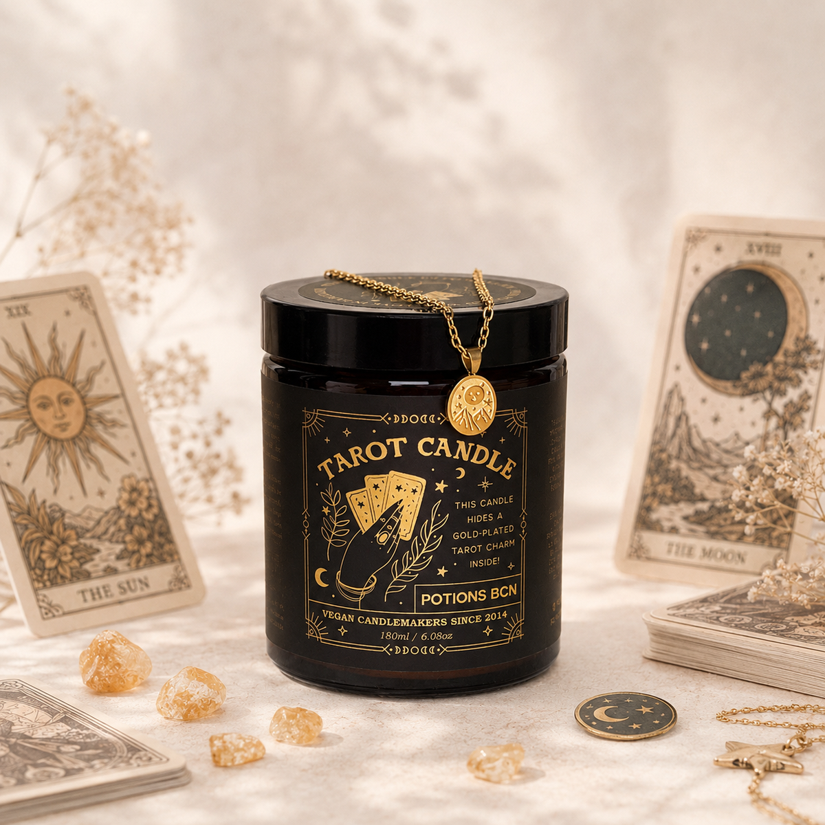 Tarot Candle + Colgante