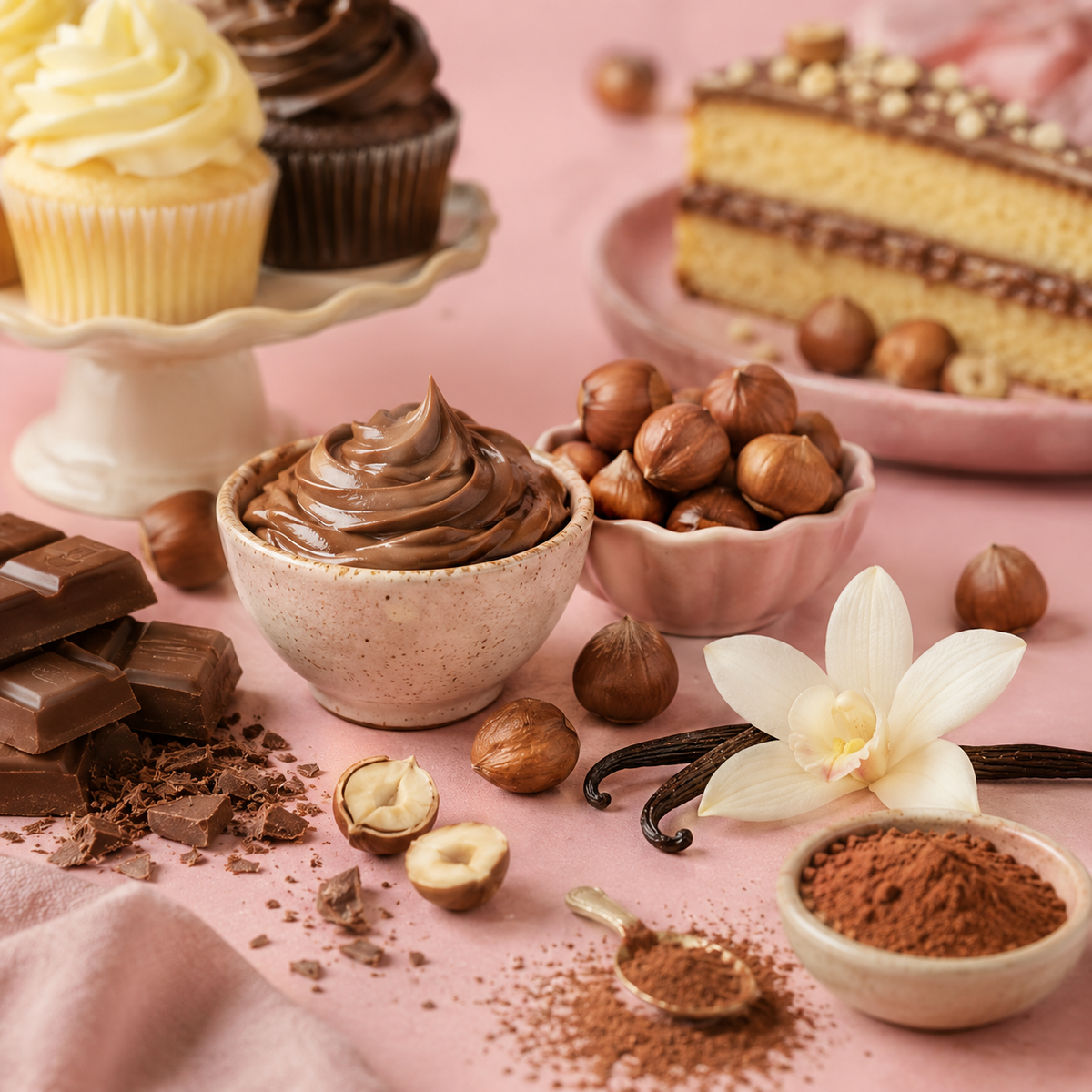 Nº1808 Praliné Cake - Avellana + Cacao