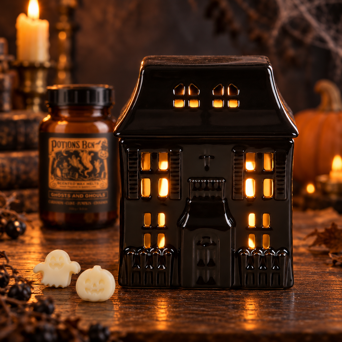 Quemador de wax melts · Black House