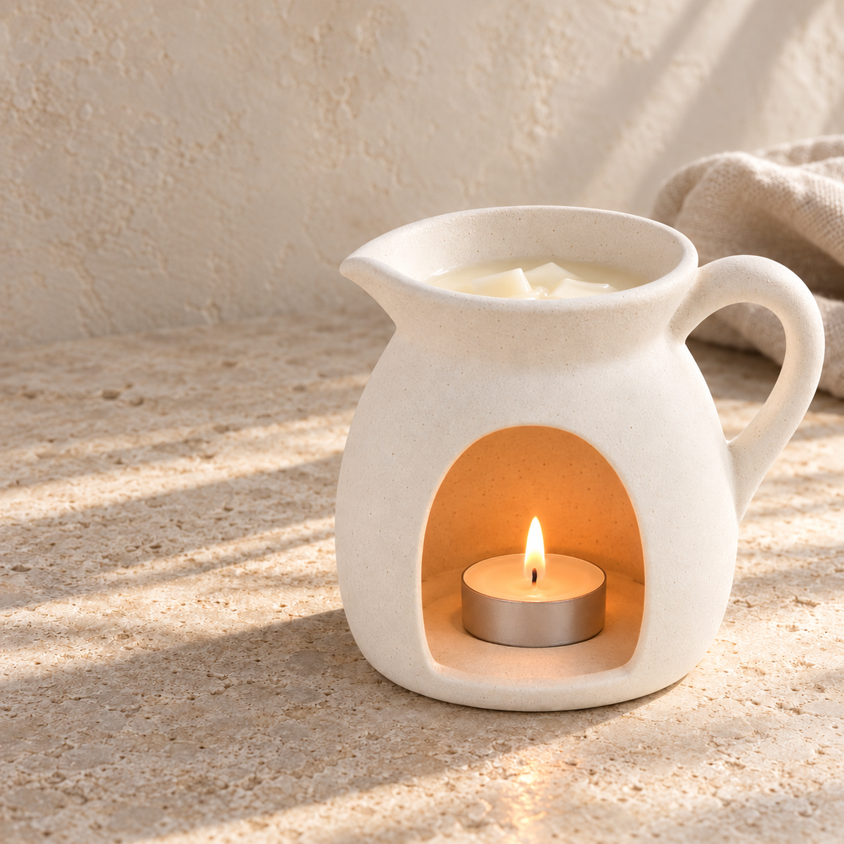 Quemador de wax melts · Jarrita