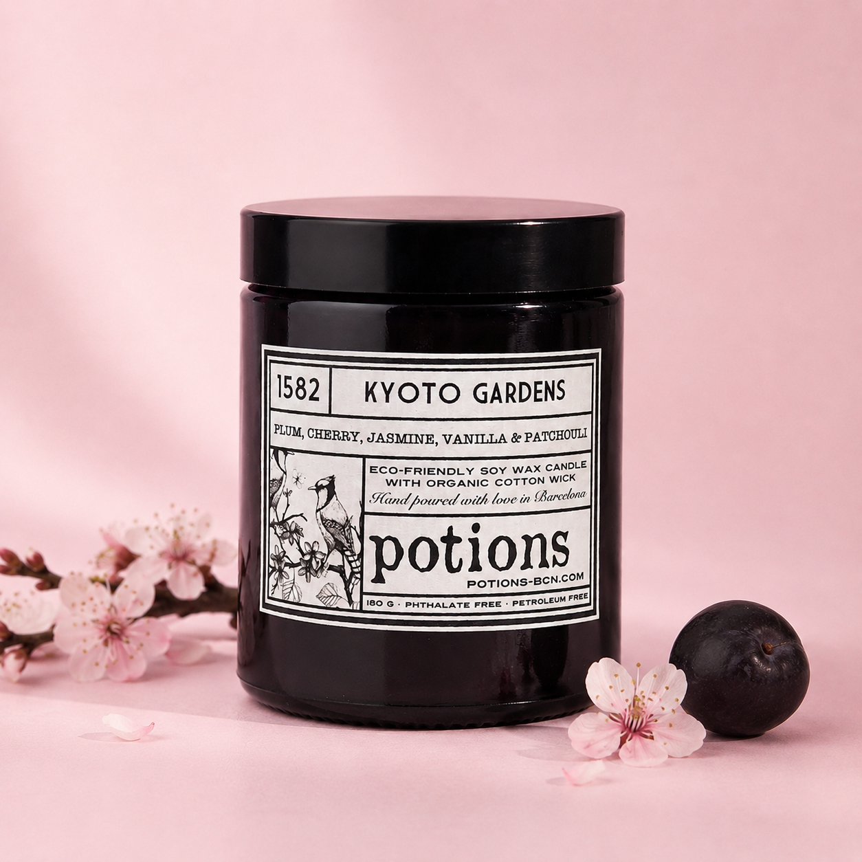 Nº1582 Kyoto Gardens – Flor de Ciruelo + Cereza Negra