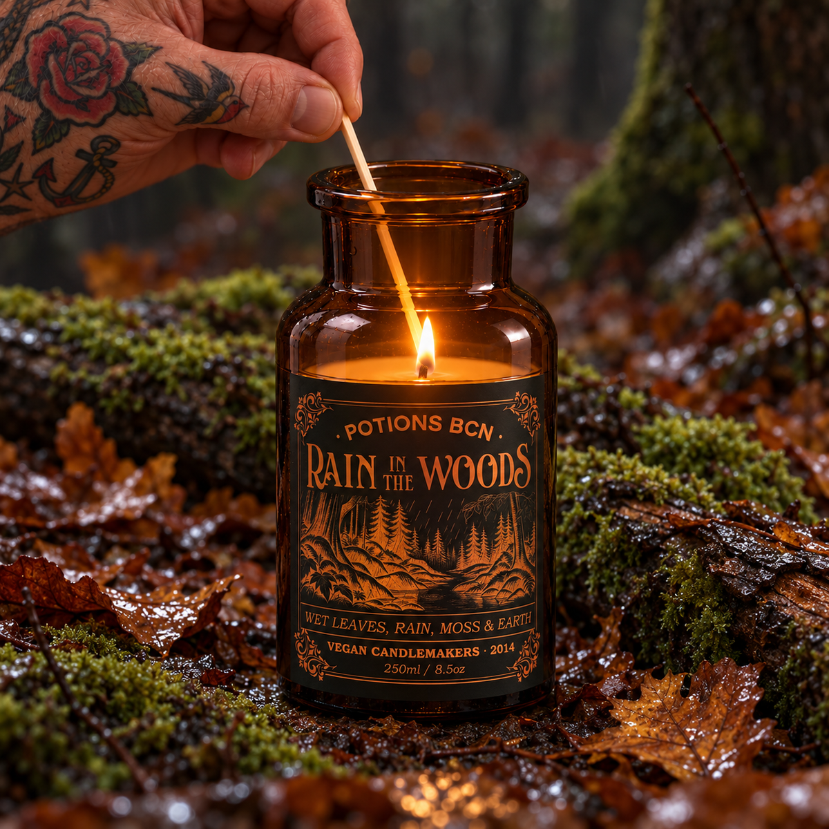Rain in the Woods - Musgo + Tierra mojada