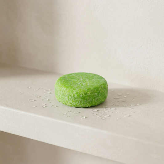 Champú sólido para cabellos secos o rizados