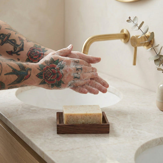 Jabonera de madera thermowood