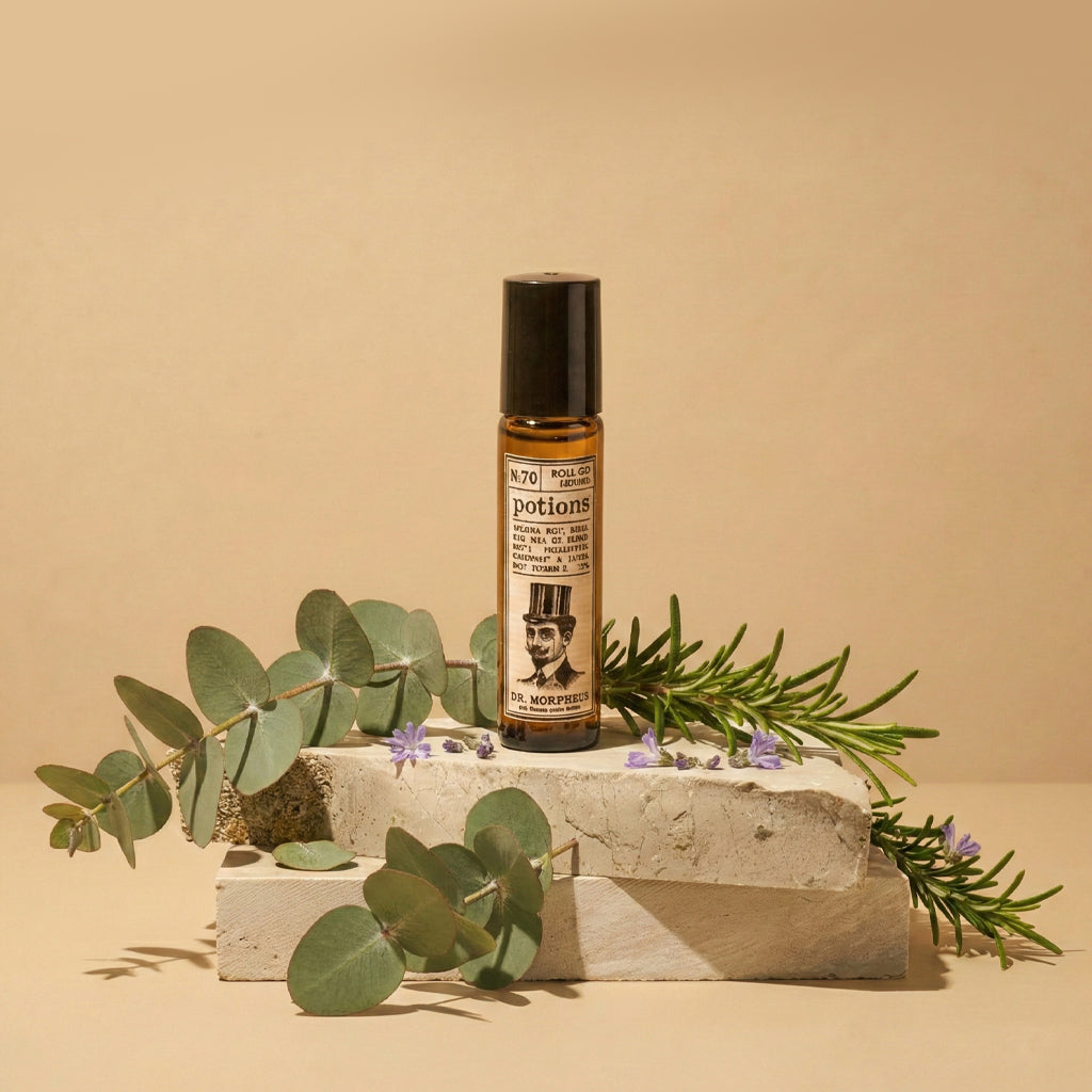 Roll on calmante para ansiedad y estrés con aceites esenciales ecológicos